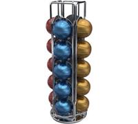 Tavolaswiss Porte-capsules 50.VERTUO rotatif acier 11,6 x 11,6 x 31,5 cm