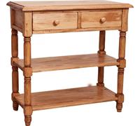 Tavolino Biscottini Country Bois Tilleul 80x38x80 Shabby Chic