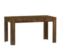 Tavolo da Pranzo Rovere Fumo 140x74,5x76 cm Legno Multistrato