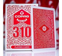 Tavoloverde Cartes à Jouer Copag 310 Playing Cards - Standard - Red Deck