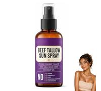 Tavro Spray Solaire De Suif SPF 30,Beef Tallow Sunscreen Spray SPF 30,Sensitive Protection Immédiate Peaux Sensible à L'oxyde De Zinc Et à L'huile De Coco,Anti UV Non Grasse,Résistante à L'eau (1)
