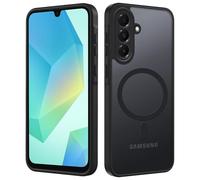 Tawarror Coque Magnétique pour Samsung Galaxy A17 5G, Translucide Mat Étui pour Samsung A17 Housse Arrière Rigide PC Anti Rayures TPU Anti-Chutes Anti-Empreintes Digitales Protection Case, Noir