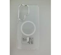 Tawarror Coque Magnétique pour Samsung Galaxy S26 Ultra avec Support Anneau pour Caméra, Compatible avec MagSafe, Glitter Étui pour Samsung S26 Ultra, Anti-Rayures Protection Case, Blanc
