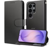 Tawarror Coque pour Samsung Galaxy S26 Ultra, Etui Protection Housse Premium en Cuir PU, [Emplacements Cartes] [Pochette de Portefeuille] [Flip Case] pour Samsung S26 Ultra, Noir