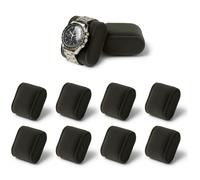 TAWBURY Bayswater Lot de 8 oreillers pour boîte de montre - Taille S | Circonférence de 18 cm | Largeur 55 mm | Compatible avec notre boîte de montre noire Bayswater à 8 emplacements (anthracite)