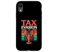 Tax Evasion Lobster Meme Funny Graphic Taxes Coque pour iPhone XR