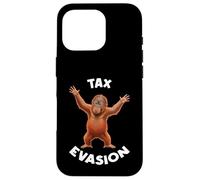 Tax Evasion Singe Orang-outan Sarcastique Singe Sarcastique Sarcasme Coque pour iPhone 16 Pro