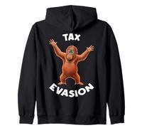 Tax Evasion Singe Orang-outan Sarcastique Singe Sarcastique Sarcasme Sweat à Capuche