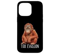Tax Evasion Singe Orang-outan Singe Sarcastique Meme Sarcasme Coque pour iPhone 14 Pro Max