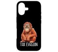 Tax Evasion Singe Orang-outan Singe Sarcastique Meme Sarcasme Coque pour iPhone 17