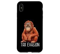 Tax Evasion Singe Orang-outan Singe Sarcastique Meme Sarcasme Coque pour iPhone XS Max
