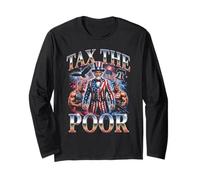 Tax The Poor Uncle Sam Satire Politique Manche Longue