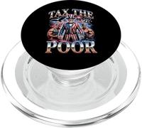 Tax The Poor Uncle Sam Satire Politique PopSockets PopGrip pour MagSafe