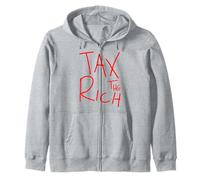Tax The Rich AOC Rouge Sweat à Capuche