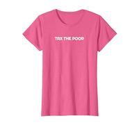 Taxer Les PAUVRES T-Shirt, Femme, Rose Chiné, XXL