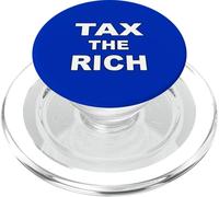Taxer Les Riches inégalités Anti-capitalisme milliardaires PopSockets PopGrip pour MagSafe