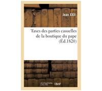 Taxes Des Parties Casuelles De La Boutique Du Pape