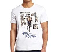 Taxi Driver T Shirt Japanese Poster Movie De NIRO Cult Film Tee 246 Manches Courtes(X-Large)