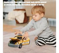 Taxi Modèle Jouet - Nyc Jaune, Voiture Son Lumière, Puzzle Enfant | Objet Collection Maison Intérieur Accessoires Petits Véhicules Cadeaux Garçons Réaliste Électronique Décoration Pièce Système