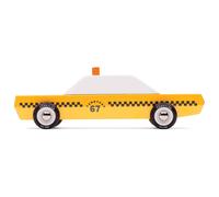 Taxi New-yorkais En Bois ? Voiture Miniature Dès 3 Ans Yellow TU