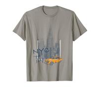 Taxi NYC Yellow Cabs a survécu à New York Trip Landmark Men T-Shirt