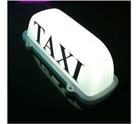 Taxi Top New Blue LED Roof Taxi Sign 12V with Magnetic Base Light