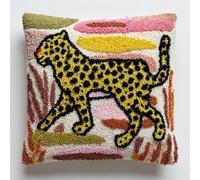 Taxpy Kit de Coussin à Crochet Maille Fait Maison Leopard And Sunset Background Couverture de Coussin 43x43cm,Adapté Aux Débutants avec Motifs Préimprimés,pour Adultes et Débutants - 7