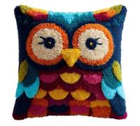 Taxpy Kits De Coussins Avec Crochet,Hibou 43 X 43 Cm