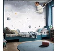 Taxpy Papier Peint Mural Personnalisé,Motif Dessin Animé Ciel Étoilé Cosmique,Pour Chambre D'Enfant Ou Maternelle,Peinture Murale Intérieure 3D.-430X300Cm