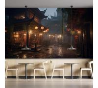 Taxpy Papier Peint Mural Photo Personnalisé Avec Lanternes 3D-Décoration Intérieure-Chambre,Canapé,Mur De Fond-Papier Peint Mural Photo-Décoration Murale Pour Salon-250X175Cm