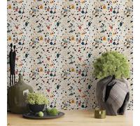 Taxpy Papier Peint Terrazzo Pour Bureau Et Maison,Décoration Murale,Décoration Murale Pour Salon Et Chambre,Papier Peint Personnalisable-400X280Cm