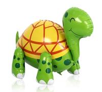 TAXTYHRE Ballon Tortue, Ballon en Aluminium Tortue, Géant Animal Ballons, Ballons Animaux Safari, Decoration Anniversaire Jungle, pour Mariages Baby Showers Décorations d'anniversaire de Enfants