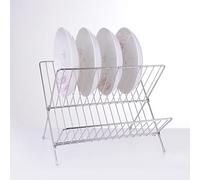 Taxually Séchoir à Vaisselle Enroulable, Égouttoir à Vaisselle Enroulable en Acier Inoxydable Pliable à 2 Niveaux, sans BPA Pliable évier égouttoirs idéal pour Les Fruits, légumes, Bols, Assiettes