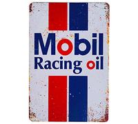 TAXUEXUNMEI Rétro Gulf Tin Signe Essence Moteur Huile Garage Service Mur Art déco Affiche Plaque 20x30 cm DarkGray