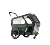 Taxxi Chariot pour chiens gris foncé/vert foncé