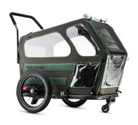 taXXi Remorque pour vélo Dog M - Dark Grey/Dark Green