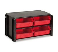 Tayg 304002 Classeurs empilables Nº4, Rouge