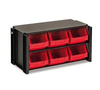 Tayg 306006 Classeurs empilables Nº6, Rouge