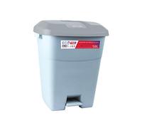 Tayg 434068 - Poubelle à pédale, Base Grise et Couvercle Gris, 50 litres