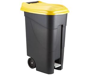 Tayg 80P Poubelle Noir/jaune 80 l