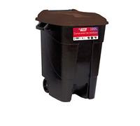 Tayg Eco Bac à déchets 100 litres avec base noire et couvercle marron