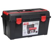 TAYG - MALLETTE D'OUTILLAGE - 480 x 258 x 255 mm - AVEC COMPARTIMENT DE RANGEMENT