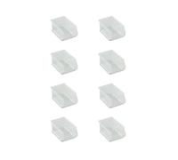 Tayg Pack 8 Bacs en Plastique Empilables nº55 - Organisateur de Vis, Tiroirs, Boîte de Rangement, Cubettes en Plastique Rectangulaires, 33,6x21,6x20 cm