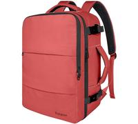 Taygeer Sac a Dos Voyage Cabine Avion 55x35x25, Valise Cabine air France, Sac à Dos Ordinateur Portable 18 pouces USB Charging Port, Sac a Dos Voyage Femme Collège Scolaire, Rouge Foncé