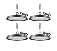 Tayire 100W UFO Projecteur LED Industriel, 10000LM 6000K High Bay Lumière éclairage d'atelier Lampe Industrielle LED Lustre Intérieur, Hall Projecteur Lampe pour Gymnase Entrepôt Garage Usine 4Pack