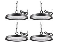 Tayire 200W UFO Projecteur LED Industriel, 20000LM 6000K High Bay Lumière éclairage d'atelier Lampe Industrielle LED Lustre Intérieur, Hall Projecteur Lampe pour Gymnase Entrepôt Garage Usine 4Pack