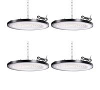 Tayire 200W UFO Projecteur LED Industriel, High Bay Lumière éclairage d'atelier 20000LM Lampe Industrielle LED Lustre Intérieur, Hall Projecteur Lampe (4pcs, B-200W)