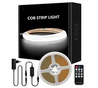 Tayire DC24V Ruban LED COB 6500K Set, 5m 480LED/m Lumières de bande LED COB lumière, CRI90+ 4mm LED Strip Rubans à LED COB pour chambre à coucher Cuisine Maison Décoration intérieure