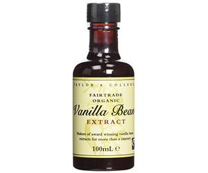 Taylor and Colledge Extrait de vanille biologique issu du commerce équitable 100 ml