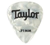 Taylor Celluloid Picks 0.71 White Pearl